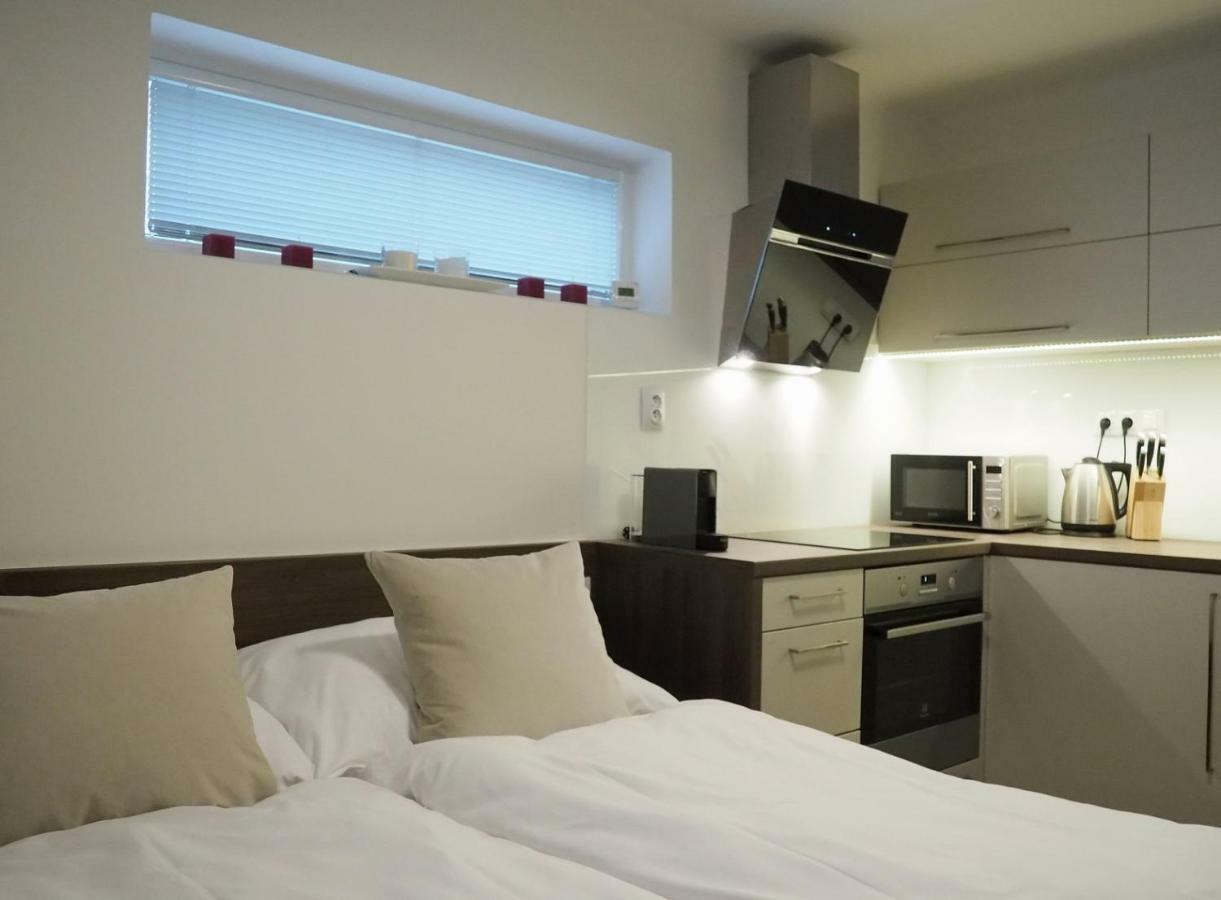Ap10 - Apartments 4U Brezinova "Overnight Simply" Hradec Králové Eksteriør billede