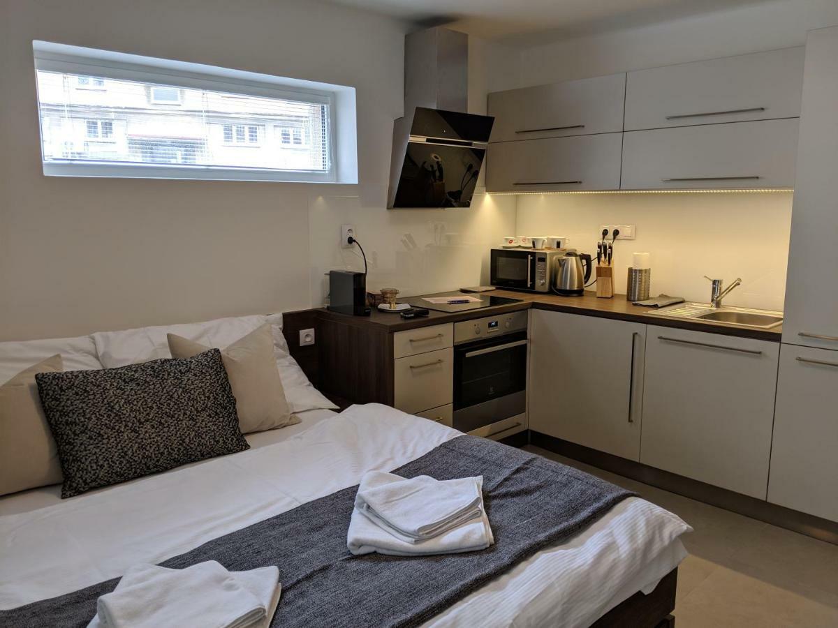 Ap10 - Apartments 4U Brezinova "Overnight Simply" Hradec Králové Eksteriør billede